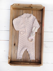 Grace Knitted Romper with Hat