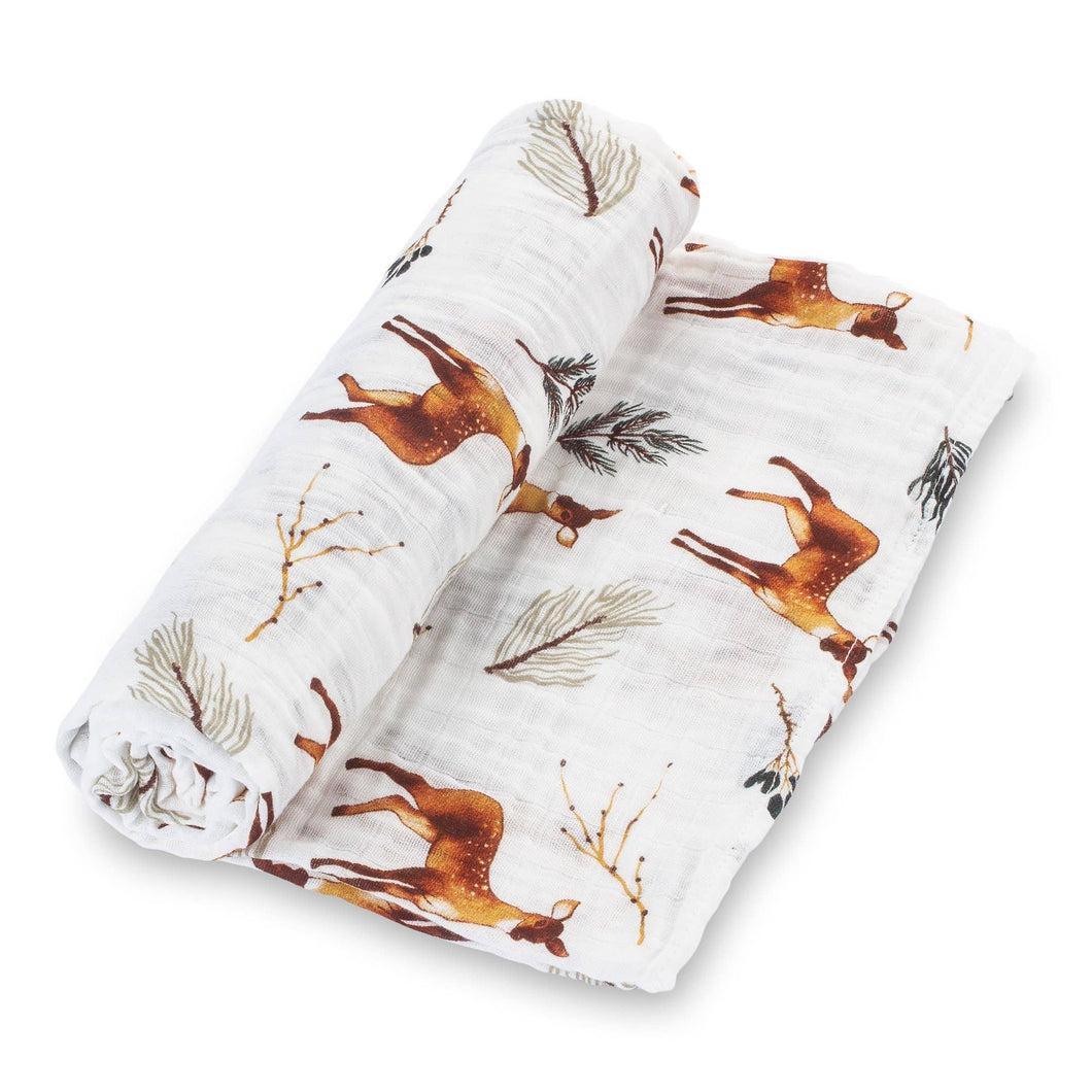 Oh Deer Baby Swaddle Blanket