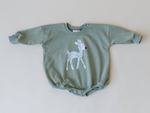 Load image into Gallery viewer, Rudolph Oversized Sweatshirt Romper
