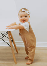 Load image into Gallery viewer, Ezra Baby Knit Suspender Overalls
