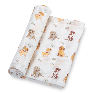 Woof Woof Baby Swaddle Blanket