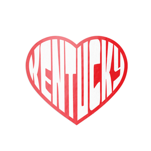 Heart Kentucky KY Sticker - Weatherproof