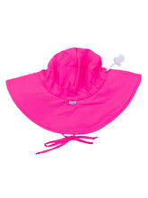 Load image into Gallery viewer, Kids Neon Magenta Sun Protective Hat
