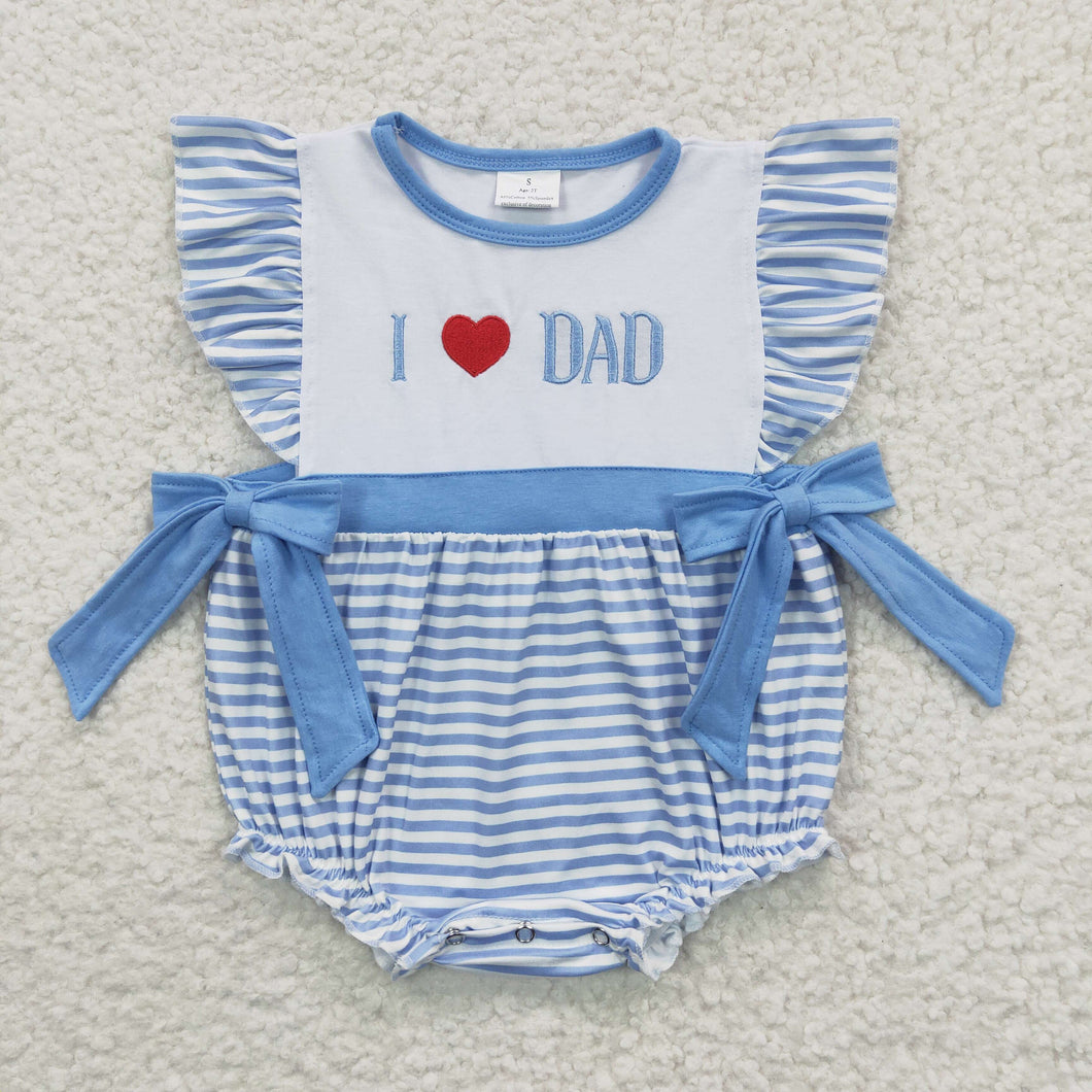 Girls I Love Dad Romper