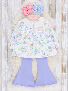 Lilac Secret Garden Bell Bottoms Outfit