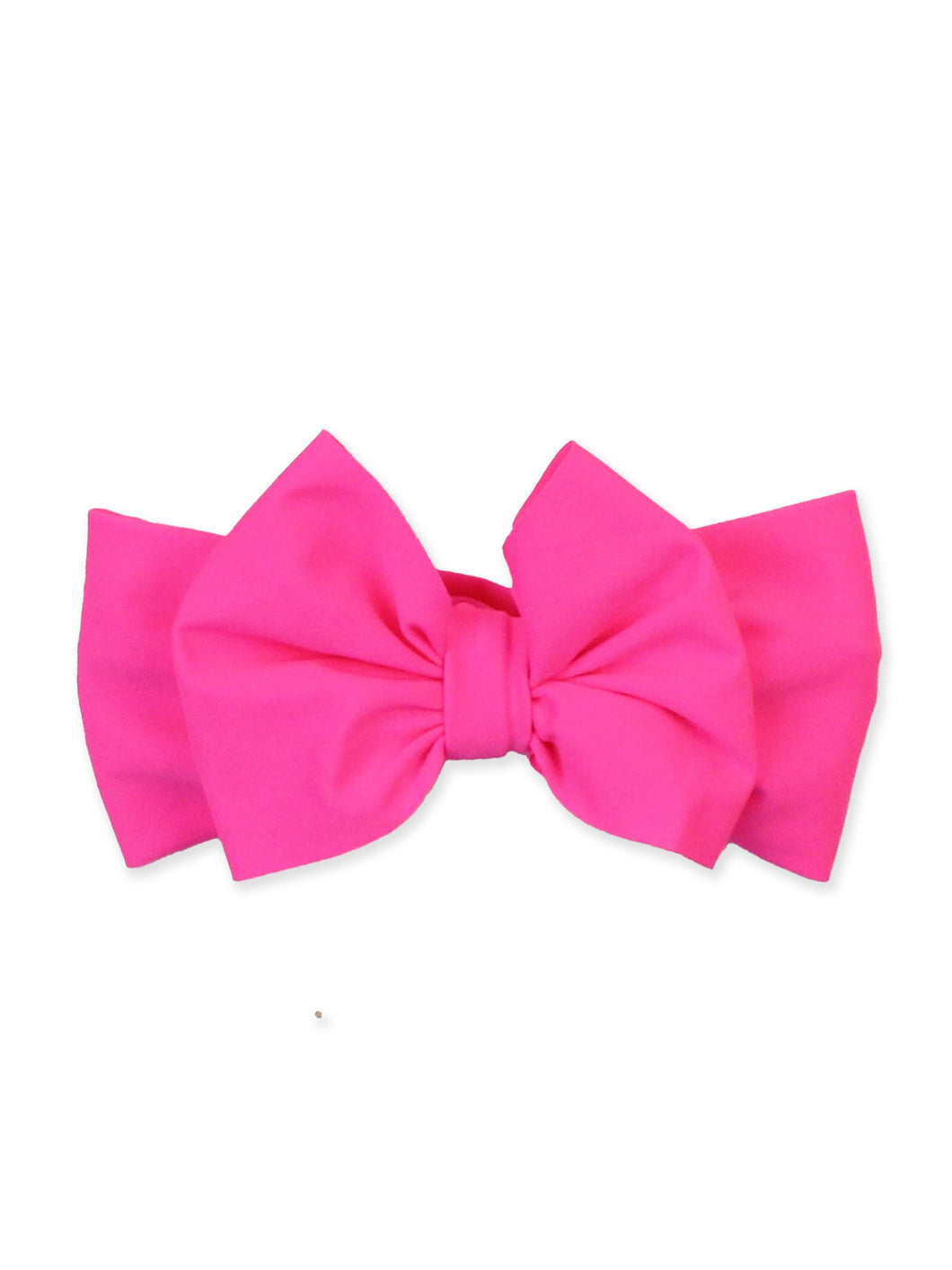 Girls Neon Magenta Swim Bow Headband