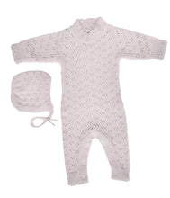 Load image into Gallery viewer, Grace Knitted Romper with Hat
