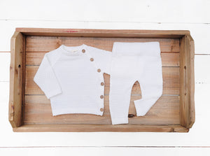 Noah Cotton Knit 2pc Infant Set