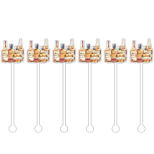 Load image into Gallery viewer, Bourbons of Kentucky V2 Cocktail Stick Stirrer - Set of 6 (C
