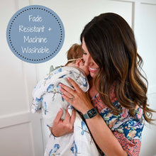 Load image into Gallery viewer, Bluebird Of Happiness Baby Swaddle Blanket
