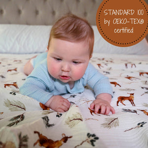 Oh Deer Baby Swaddle Blanket