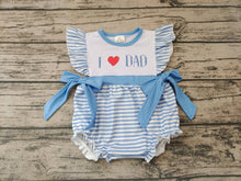 Load image into Gallery viewer, Girls I Love Dad Romper
