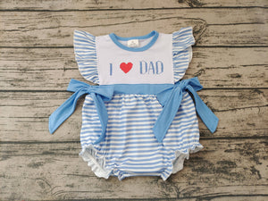 Girls I Love Dad Romper