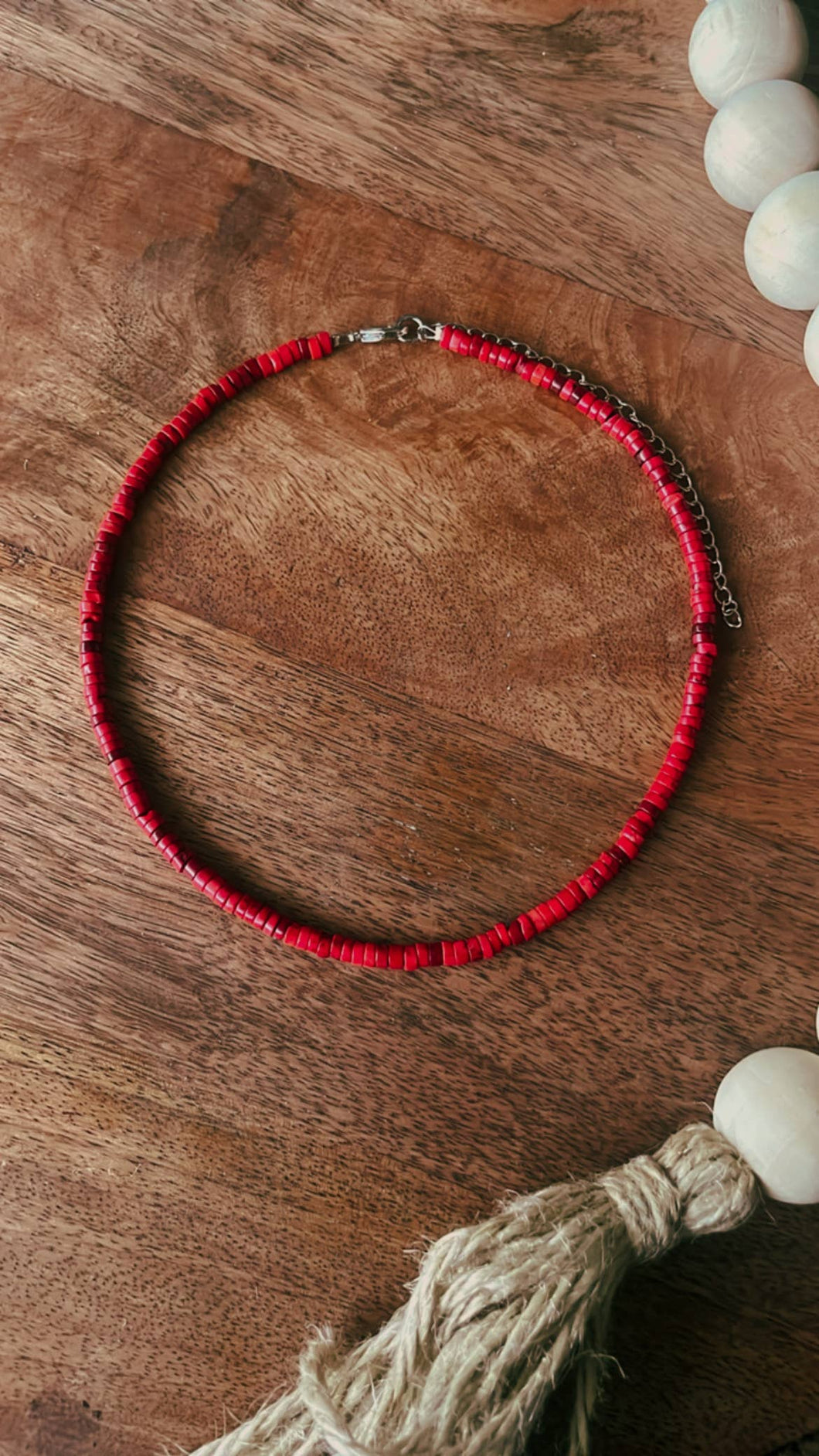 Red Coral Choker