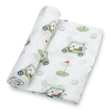 Load image into Gallery viewer, Golf A Round Baby Swaddle Blanket
