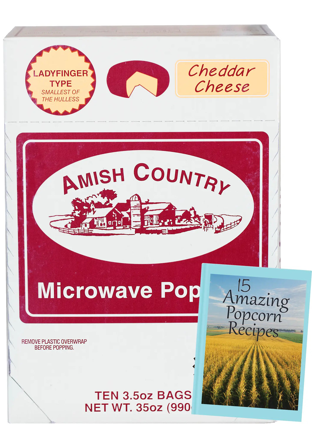 Amish Country Cheddar Cheese Microwave Popcorn