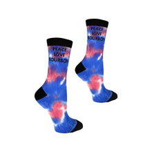 Load image into Gallery viewer, Peace Love Bourbon Socks - Women&#39;s
